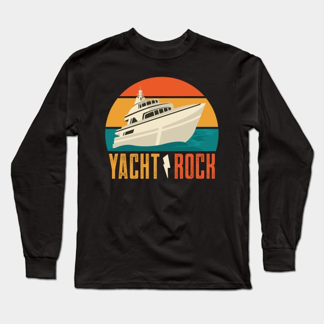 Yacht Rock Long Sleeve T-Shirt by mikevotava